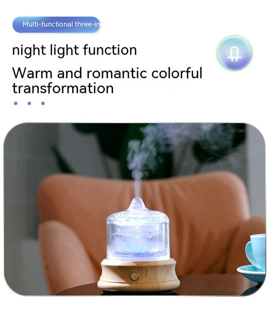 Glass Water Tank Aroma Diffuser for business kits by Coremet Ltd, featuring a sleek glass design and diffuser components.