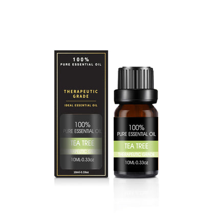 Organic essential oils gift set from Coremet Ltd featuring small bottles of aromatherapy oils in a business kit package.