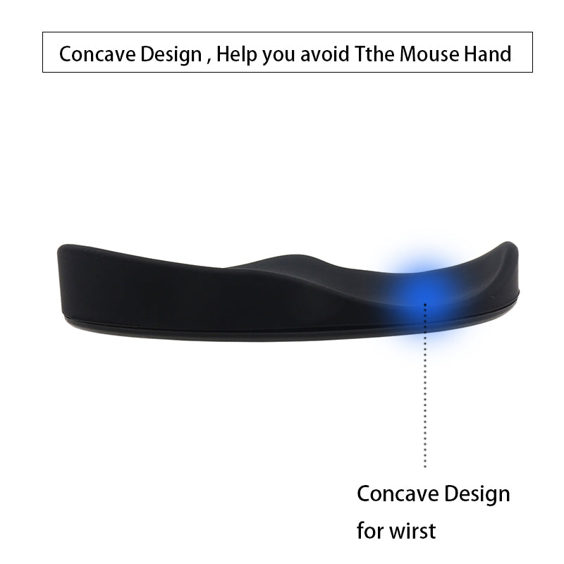 Ergonomic gel wrist rest mouse pad from Coremet Ltd with cushioned support for comfortable computer use.