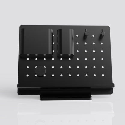 Coremet Ltd desktop storage rack and desk organiser with multiple compartments for business kits and office organisation.