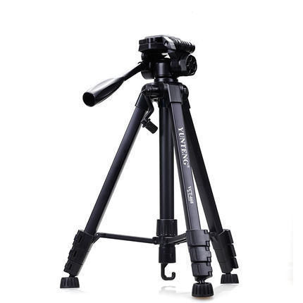 Yunteng 668 tripod camera stand compatible with Apple devices, part of Coremet Ltd's business kits, suitable for DSLR photography.