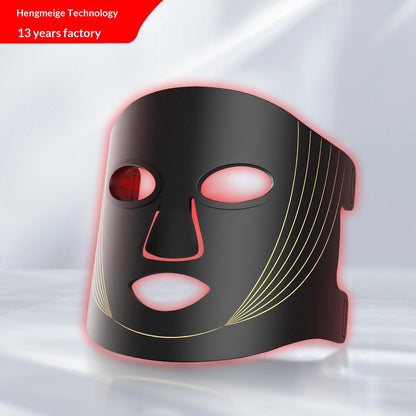 Coremet Ltd household silicone red-light LED photon facial beauty mask for face, part of business skincare kits, with red light therapy.