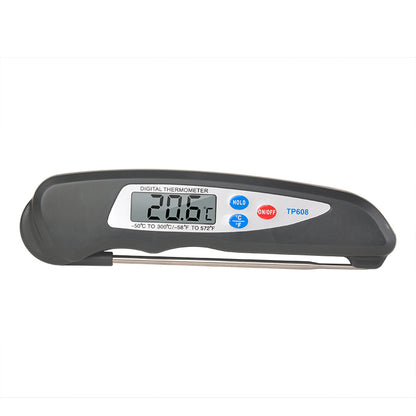 Coremet Ltd food thermometer included in business kit, digital display and stainless steel probe for accurate temperature measurement.