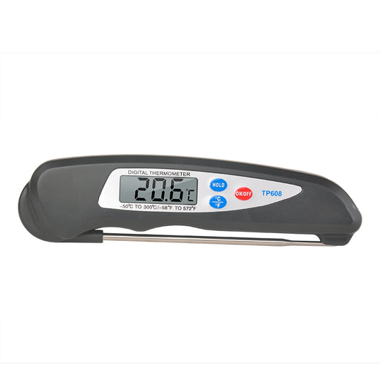 Coremet Ltd food thermometer included in business kit, digital display and stainless steel probe for accurate temperature measurement.