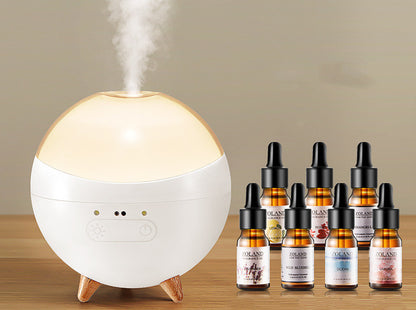 Coremet Ltd ultrasonic aroma diffuser and humidifier business kit showing sleek design and diffuser nozzle on a clean surface.