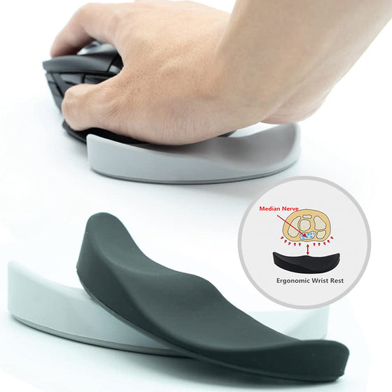 Coremet Ltd ergonomic gel wrist rest mouse pad with cushioned support for comfortable computer use.