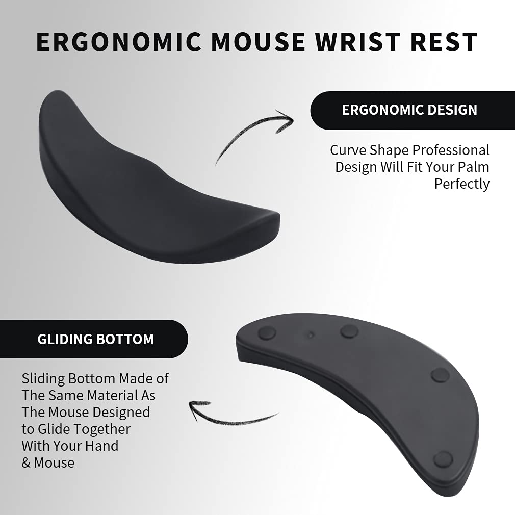 Ergonomic gel wrist rest mouse pad from Coremet Ltd, designed to provide comfortable wrist support for business use.