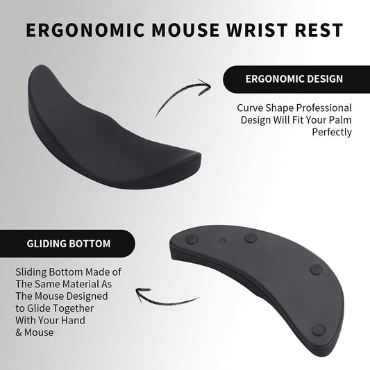 Ergonomic gel wrist rest mouse pad from Coremet Ltd, designed to provide comfortable wrist support for business use.