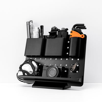 Coremet Ltd desktop storage rack and desk organiser with multiple compartments for office organization and clutter reduction.