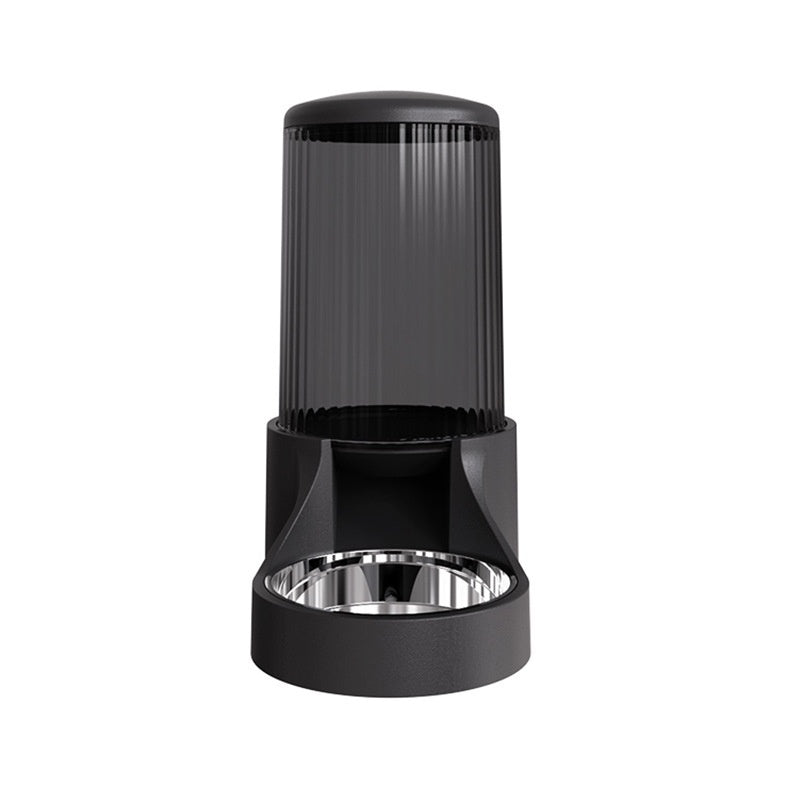 Large capacity automatic pet feeder from Coremet Ltd, showcasing a sleek business kit design with food dispensing components.