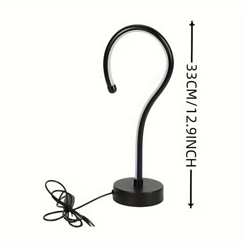 Coremet Ltd dual question mark dimmable desk lamp from business kits, featuring a modern design with adjustable brightness.