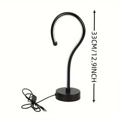 Coremet Ltd dual question mark dimmable desk lamp from business kits, featuring a modern design with adjustable brightness.