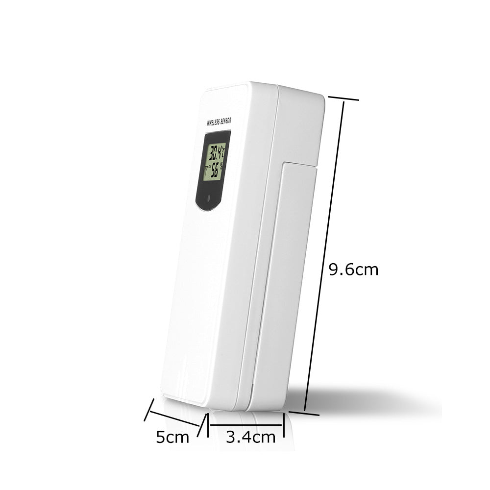 Wireless outdoor temperature and humidity sensor from Coremet Ltd, part of business kit for monitoring environmental conditions.
