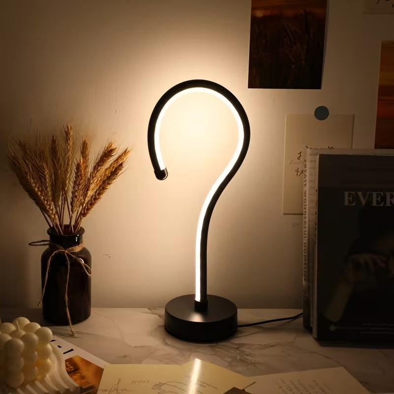 Coremet Ltd dual question mark dimmable desk lamp from business kits, featuring adjustable lighting and modern design for workspace.