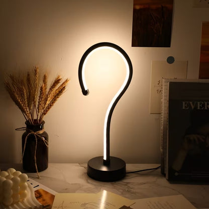 Coremet Ltd dual question mark dimmable desk lamp from business kits, featuring adjustable lighting and modern design for workspace.