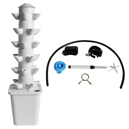 White hydroponic indoor planting system business kit by Coremet Ltd, featuring a sleek setup for home or office gardening.