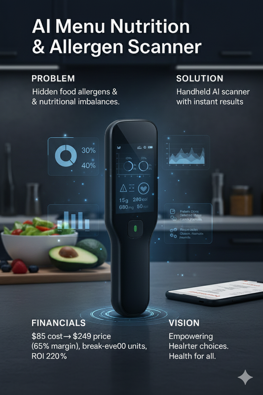 Coremet Ltd AI Nutrition and Allergen Data Analysis Business Kit with app setup for launching data-driven AI services.