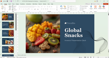 CoremetX dehydrated fruits business kit with packaging and promotional materials for starting a fruit product business.