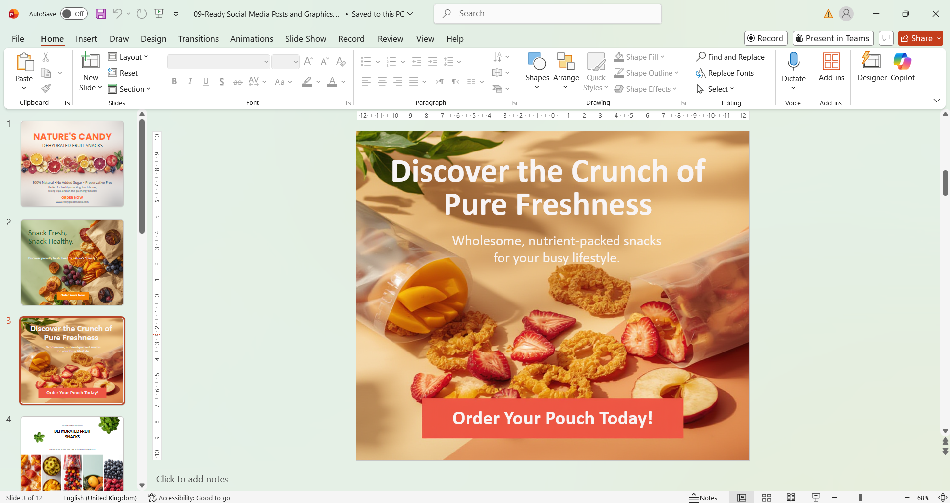 CoremetX dehydrated fruits business kit includes promotional posts for launching your own dehydrated fruit product business.