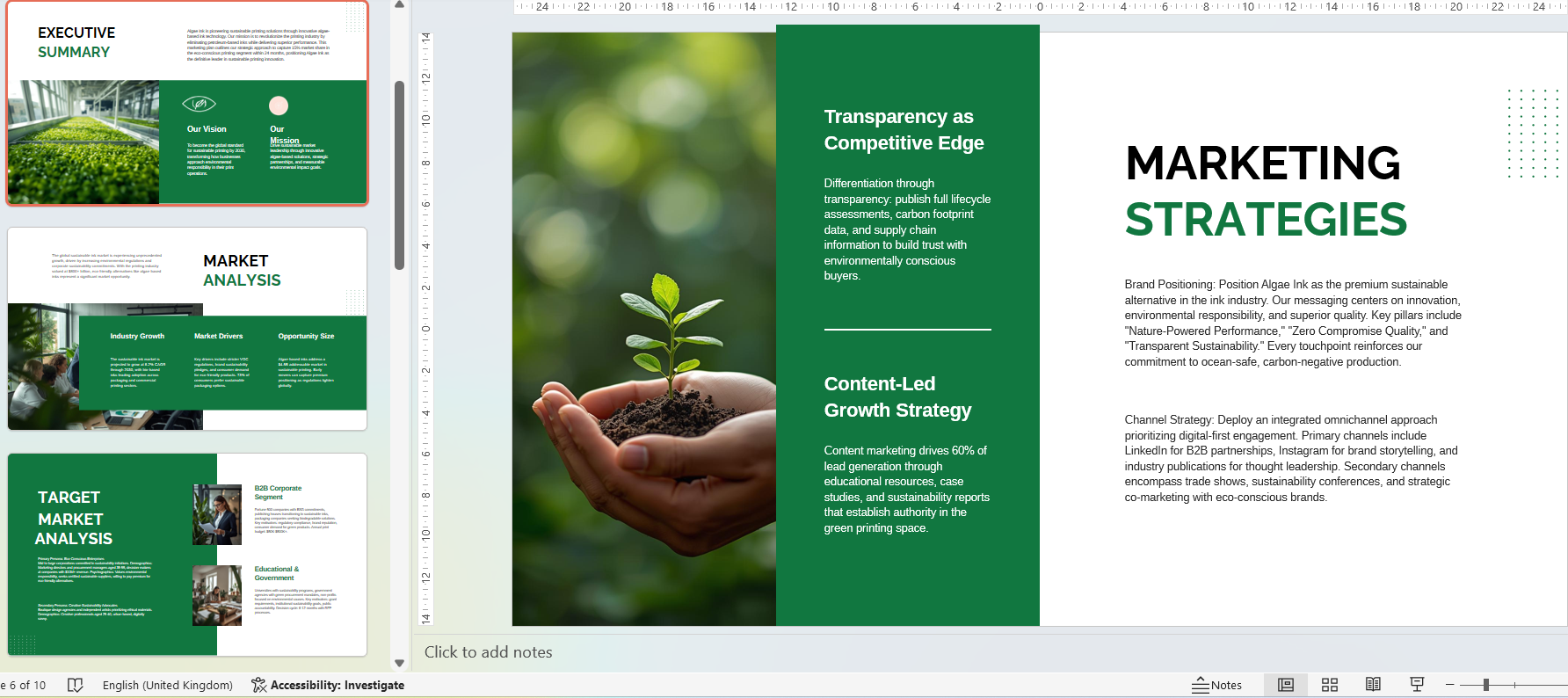 Screenshot of Coremet Ltd Create Ink from Algae business kit setup, showing containers and instructional materials for eco-friendly ink production.