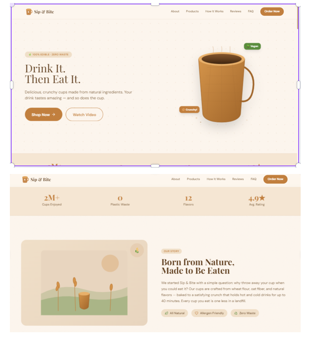 Screenshot of Coremet Ltd Create Edible Cups and Build a Real Business kit, showing the complete setup for starting an edible cup business.