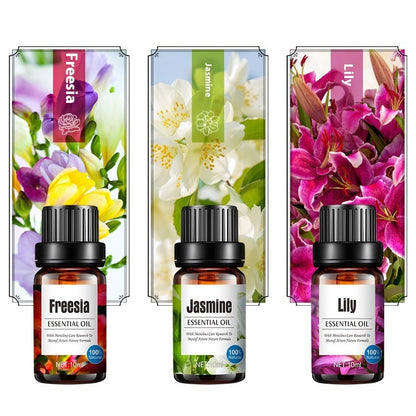 Coremet Ltd Aroma Diffuser with 10ml sweet orange and lavender essential oils, water-based for relaxing aromatherapy.