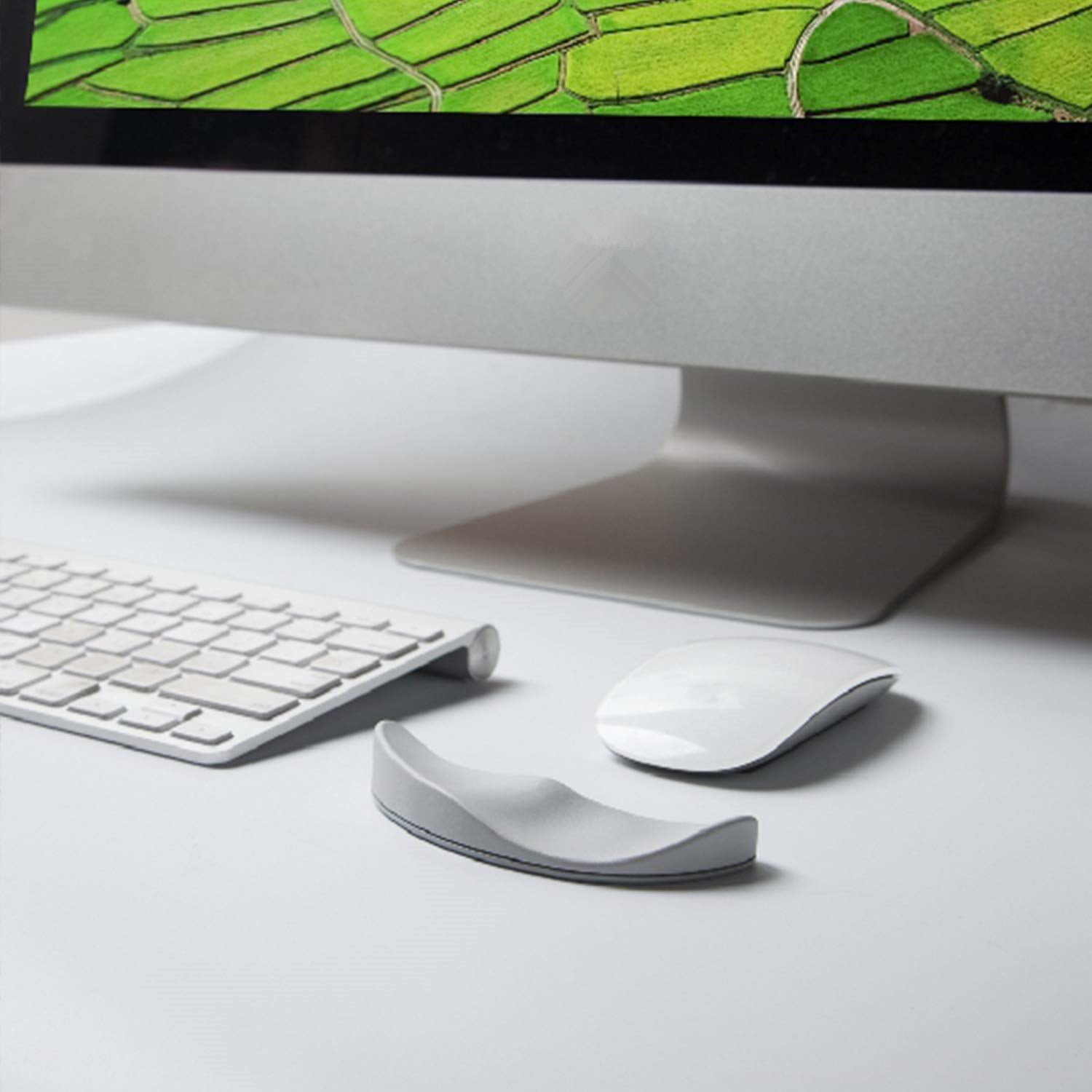 Ergonomic gel wrist rest mouse pad from Coremet Ltd with cushioned support for comfortable computer use.