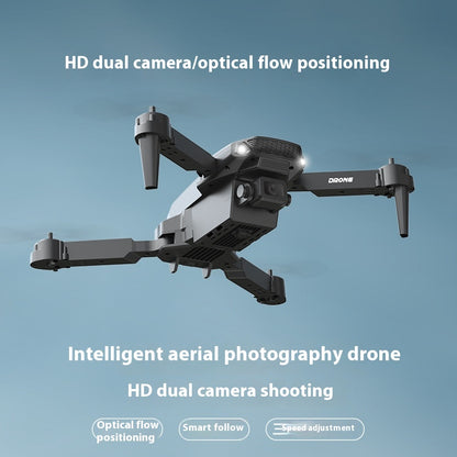 Foldable mini drone with aerial camera from Coremet Ltd, showcasing its compact design and camera features.