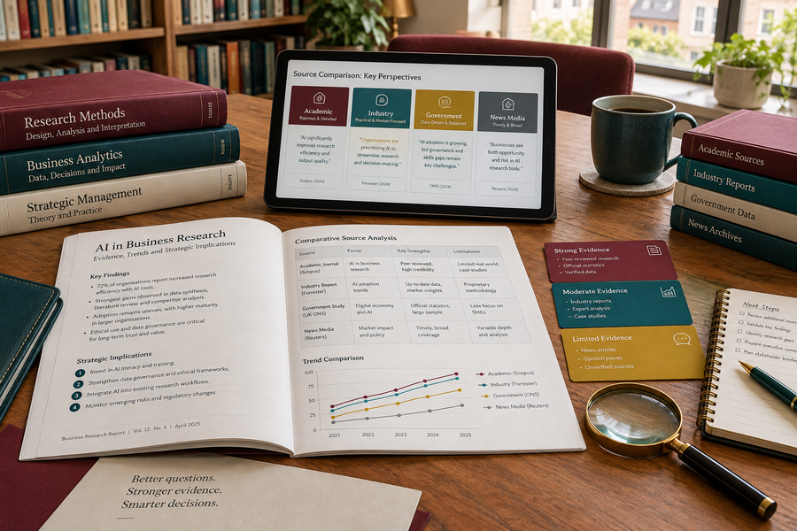 AI-Assisted Research & Business Reporting