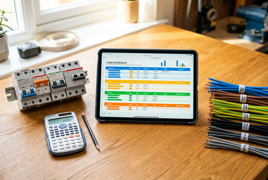 Excel for Electrical Load Schedules