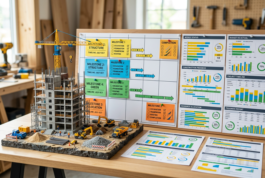 Construction Planning & Progress Dashboards