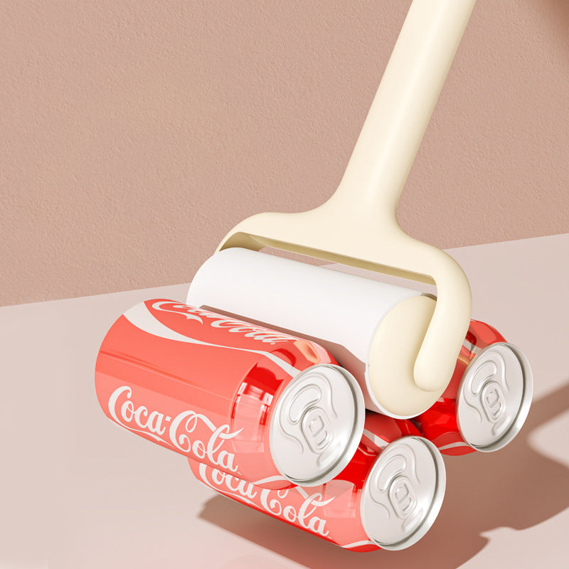 Coremet Ltd sticky hair roller with high viscosity tear-type replacement paper for pet hair removal and hair grooming.