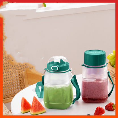 Coremet Ltd portable rechargeable juicer cup for household use, featuring a compact blender with a transparent blending jar.