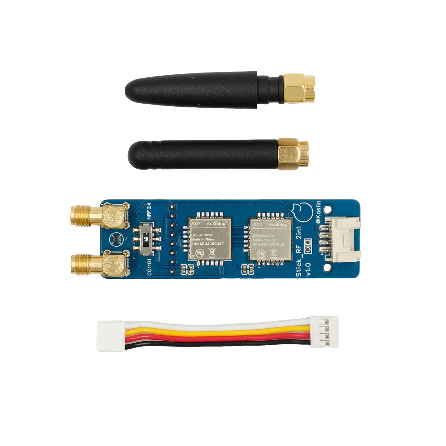 Coremet Ltd M5StickC PLUS2 ESP32 IoT development module in a compact business kit, showing the small programmable device with USB port