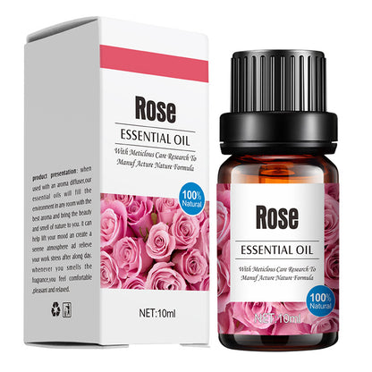 Aroma diffuser with 10ml bottle of sweet orange and lavender essential oils, part of Coremet Ltd's plant-based business kit.