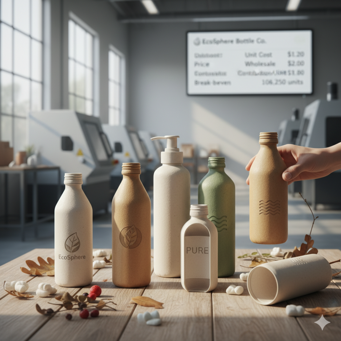 Executive summary page for Coremet Ltd's business kit on creating and selling paper bottles to real brands.