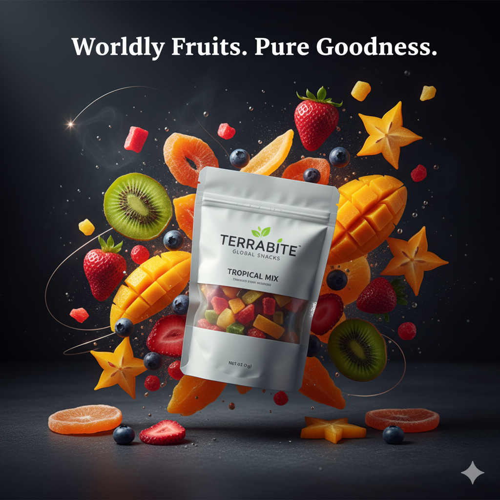 Dehydrated fruits business kit by CoremetX, featuring tools and supplies to start a dehydrated fruit product business.