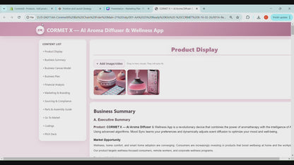 AI Aroma Diffuser Business Kit - Launch a Smart Product Business with App Integration