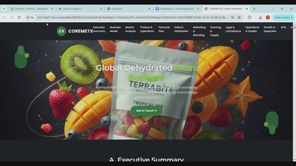 Dehydrated Fruits Business Kit - Start & Launch Your Own Product Based Business
